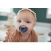 imageNUK 100 Silicone Comfy Orthodontic Pacifiers 06 Months Blue Fashion Timeless Collection 5 CountMulti Colored