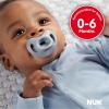 imageNUK 100 Silicone Comfy Orthodontic Pacifiers 06 Months Blue Fashion Timeless Collection 5 CountMulti Colored