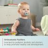 imageNUK 100 Silicone Comfy Orthodontic Pacifiers 06 Months Blue Fashion Timeless Collection 5 CountMulti Colored