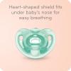 imageNUK 100 Silicone Comfy Orthodontic Pacifiers 06 Months Blue Fashion Timeless Collection 5 CountMulti Colored