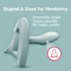 imageNUK 100 Silicone Comfy Orthodontic Pacifiers 06 Months Blue Fashion Timeless Collection 5 CountNeutral Assorted