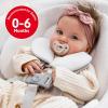 imageNUK 100 Silicone Comfy Orthodontic Pacifiers 06 Months Blue Fashion Timeless Collection 5 CountNeutral Assorted