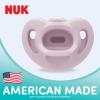 imageNUK 100 Silicone Comfy Orthodontic Pacifiers 06 Months Blue Fashion Timeless Collection 5 CountNeutral Assorted
