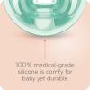 imageNUK 100 Silicone Comfy Orthodontic Pacifiers 06 Months Blue Fashion Timeless Collection 5 CountTranslucent Pink Assorted