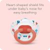 imageNUK Comfy Orthodontic Pacifiers for 06 Months  BPAFree 5Pack Soft ampamp Durable Design for Baby ComfortAssorted