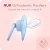 imageNUK Comfy Orthodontic Pacifiers for 06 Months  BPAFree 5Pack Soft ampamp Durable Design for Baby ComfortNeutral