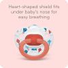 imageNUK Comfy Orthodontic Pacifiers for 06 Months  BPAFree 5Pack Soft ampamp Durable Design for Baby ComfortNeutral