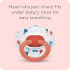 imageNUK Comfy Orthodontic Pacifiers for 06 Months  BPAFree 5Pack Soft ampamp Durable Design for Baby ComfortNeutral