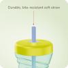 imageNUK Fun Grip Straw Cup 3Pack  Toddler Sippy Cup with Straw for Easy Drinking Suitable for Ages 8 Months and Up