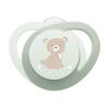 imageNUK GlowinTheDark Orthodontic Pacifier with HeartShaped Shield BPAFree fits 618 Months 4PackBear