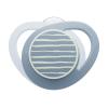 imageNUK GlowinTheDark Orthodontic Pacifier with HeartShaped Shield BPAFree fits 618 Months 4PackFox