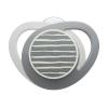 imageNUK GlowinTheDark Orthodontic Pacifier with HeartShaped Shield BPAFree fits 618 Months 4PackSheep
