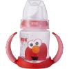 imageNUK Learner Cup 5 Oz Pack of 2 Pink Hearts Soft Spout EasyGrip Handles BPA Free Spill Proof Transition Sippy CupElmo