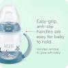 imageNUK Plastic Disney Learner Cup 10 oz 9 Months  BPA Free Spill Proof Sippy CupGray Stars