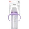 imageNUK Plastic Disney Learner Cup 10 oz 9 Months  BPA Free Spill Proof Sippy CupPurple Stars