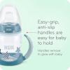 imageNUK Plastic Disney Learner Cup 10 oz 9 Months  BPA Free Spill Proof Sippy CupPurple Stars