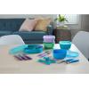 imageNUK Pretensil Dipper Spoon ampamp Fork Set Baby ampamp Toddler SelfFeeding Utensils EasyGrip MessReducing Design 4 PackBlue  Green