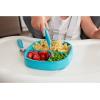 imageNUK Pretensil Dipper Spoon ampamp Fork Set Baby ampamp Toddler SelfFeeding Utensils EasyGrip MessReducing Design 4 PackBlue  Green