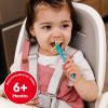 imageNUK Pretensil Dipper Spoon ampamp Fork Set Baby ampamp Toddler SelfFeeding Utensils EasyGrip MessReducing Design 4 PackBlue