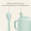 imageNUK Silicone Baby Tableware Bundle Includes 1 Plate 1 Bowl 1 Cup ampamp 1 Spoon Durable Suction Feature Helps Reduce Spills MicrowaveSafe BPAFreeBowls