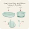imageNUK Silicone Baby Tableware Bundle Includes 1 Plate 1 Bowl 1 Cup ampamp 1 Spoon Durable Suction Feature Helps Reduce Spills MicrowaveSafe BPAFreeBowls