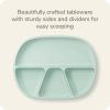 imageNUK Silicone Baby Tableware Bundle Includes 1 Plate 1 Bowl 1 Cup ampamp 1 Spoon Durable Suction Feature Helps Reduce Spills MicrowaveSafe BPAFreeBowls