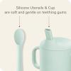 imageNUK Silicone Baby Tableware Bundle Includes 1 Plate 1 Bowl 1 Cup ampamp 1 Spoon Durable Suction Feature Helps Reduce Spills MicrowaveSafe BPAFreePlates