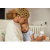 imageNUK Simply Natural Baby Bottle Nipples  Slow Flow Silicone Extra Soft AntiColic Air System BPAFree Pack of 2Nipples