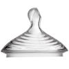 imageNUK Simply Natural Baby Bottle Nipples  Slow Flow Silicone Extra Soft AntiColic Air System BPAFree Pack of 2Nipples