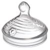 imageNUK Simply Natural Baby Bottle Nipples  Slow Flow Silicone Extra Soft AntiColic Air System BPAFree Pack of 2Nipples