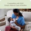 imageNUK Simply Natural Baby Bottle Nipples  Slow Flow Silicone Extra Soft AntiColic Air System BPAFree Pack of 2Nipples