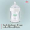 imageNUK Simply Natural Baby Bottle with SafeTempClear