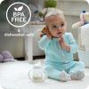 imageNUK Smooth Flow AntiColic Bottle Newborn Gift Set5 Ounce  Gray Elephant