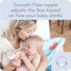 imageNUK Smooth Flow AntiColic Bottle Newborn Gift Set5 Ounce  Pink Bunny