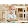 imageNUK for Nature Comfy Duet 100 Silicone Soother 2in1 Pacifier and TeetherBlue Assorted