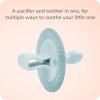 imageNUK for Nature Comfy Duet 100 Silicone Soother 2in1 Pacifier and TeetherBlue Assorted
