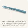 imageNUK for Nature Pretensil Dipper Spoon and Fork Set Easy to Grip for SelfFeeding Development MessFree Feeding Top Rack DishwasherSafe BPA ampamp LatexFreeBlue  Green