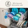 imageNUK for Nature Suction Plate and Lid LeakProof Lid Microwave Freezer ampamp Top Rack Dishwasher Safe BPA ampamp LatexFree Pack of 11 Count Pack of 1