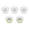 imageNUK Comfy Orthodontic Pacifiers for 06 Months  BPAFree 5Pack Soft ampamp Durable Design for Baby ComfortNeutral