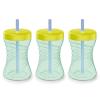 imageNUK Fun Grip Straw Cup 3Pack  Toddler Sippy Cup with Straw for Easy Drinking Suitable for Ages 8 Months and Up