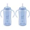 imageNUK Learner Straw Cup 10oz  Toddler Cup with Soft Straw for Easy Drinking Suitable for Ages 8 Months and UpBlue