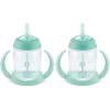 imageNUK Learner Straw Cup 10oz  Toddler Cup with Soft Straw for Easy Drinking Suitable for Ages 8 Months and UpGreen