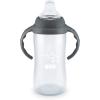 imageNUK Plastic Disney Learner Cup 10 oz 9 Months  BPA Free Spill Proof Sippy CupGray Stars