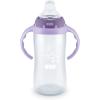 imageNUK Plastic Disney Learner Cup 10 oz 9 Months  BPA Free Spill Proof Sippy CupPurple Stars