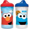 imageNUK Sesame Street Hard Spout Cup 10 Oz 2 Pack  BPA Free Spill Proof Sippy CupSesame Street