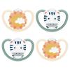 imageNUK Space Orthodontic PacifiersZebra  Sun