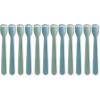 imageNUK for Nature Pretensil Dipper Spoon and Fork Set Easy to Grip for SelfFeeding Development MessFree Feeding Top Rack DishwasherSafe BPA ampamp LatexFreeBlue  Green