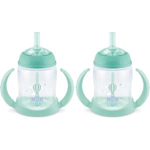 imageNUK Learner Straw Cup 10oz  Toddler Cup with Soft Straw for Easy Drinking Suitable for Ages 8 Months and UpGreen