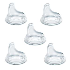 imageNUK Replacement Silicone Spout for All NUK Active and Learner Cups Clear Pack of 55 Count Pack of 1