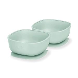 imageNUK Silicone Baby Tableware Bundle Includes 1 Plate 1 Bowl 1 Cup ampamp 1 Spoon Durable Suction Feature Helps Reduce Spills MicrowaveSafe BPAFreeBowls